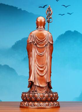 铜新乡铜地藏菩萨立像家居客厅办公室装饰工艺品礼品