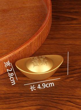 装饰品合金沙金元宝元宝装饰摆件