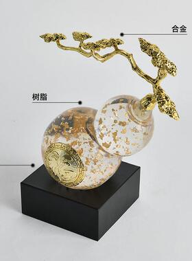 精品葫芦摆件五福临门招财玄关电视柜茶几桌面酒柜新居家居装饰品