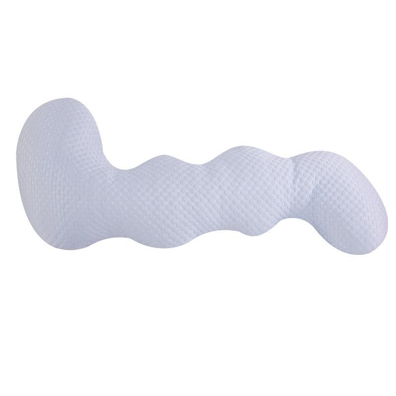 Summer Ice Bean Wave Cushion Children's Soothing Sleeping Pillow Bed Sleeping Leg Pillow Sofa Bay Window Cushion