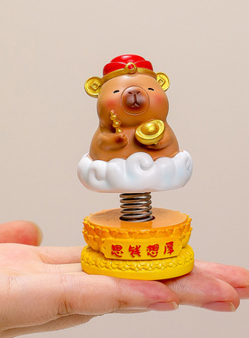 治愈系办公室卡皮巴拉装饰摆件