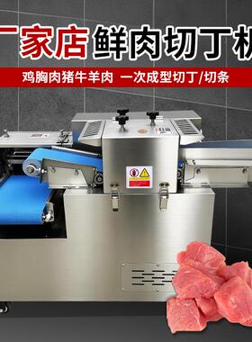 商用鲜肉切丁机猪牛羊肉开片切条机一次切块切丁机鸡柳小酥肉切丝
