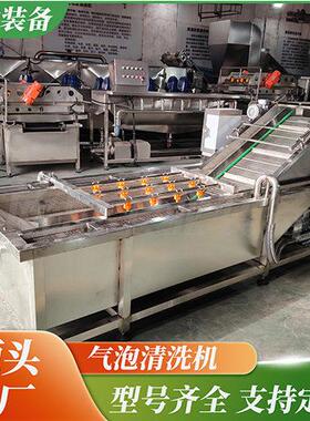 欧拉西红柿气泡清洗机 蚕蛹银耳清洗设备 食堂蔬菜净菜加工设备