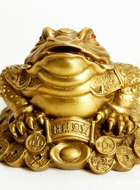 厂 纯工铜金蟾 大小金家蟾业礼开品办公礼品05艺摆件