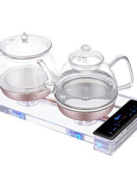 玉焰 K8全自动上水电热水壶底部加水晶玻璃煮茶器茶台烧水壶一体
