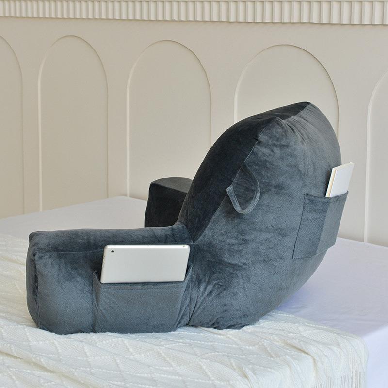 Bed pillow, soft bag, lumbar support, sofa back pillow, bedroom large backrest, removable and washable pillow, lying sleeping pillow, bay window cushion