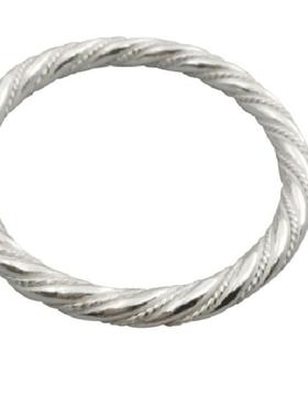 高档夫999手纯银炼与固体闭口的男人人和女，纯银妇礼物，手工定