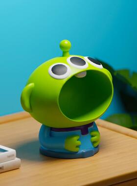 可爱的三眼男孩和大嘴桌面存储装饰品入口门廊创意家居客厅装饰新