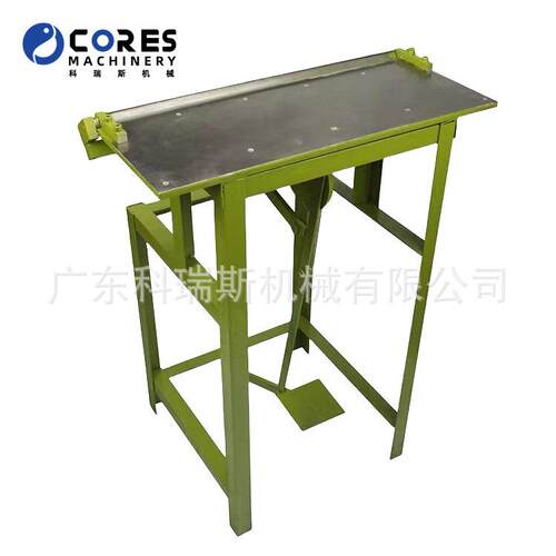 厂家直供箱包钱包皮具相册脚踩直线折边机人工手动脚踩折边机 - 图0
