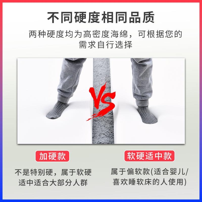 高密度海绵床垫宿舍学生单人住校租房专用军绿色加硬床垫可定制 - 图2