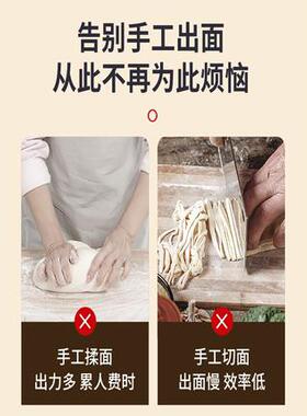 全球家面条机商用揉面一体机不锈钢全自动擀面小型电动新款压面机