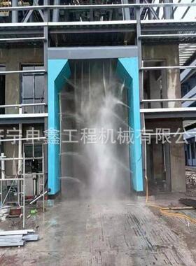 全自动感应洗车台工程压洗轮机平板式工地洗龙门洗车机自动清洗