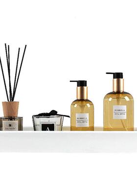 样板房浴室油漆小托盘香薰蜡烛杯装饰品浴室卫生间柜配件公寓斯堪