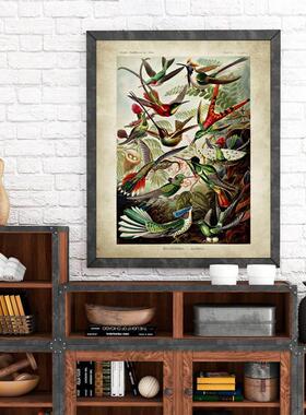 图片抽象油画丛林海报自然墙