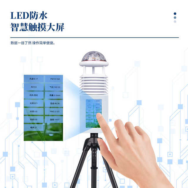 Fully automatic ultrasonic mobile small monitor weather station meteorological instrument portable automatic portable wireless rainfall