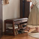 Storage stool storage stool can be used to sit on adult solid wood multi-function sofa long bench with shoe rack for home change shoe stool