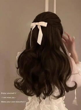 Fashion Cute Fabric Hair Bow Hairpin Women Ribbon Hair Clips