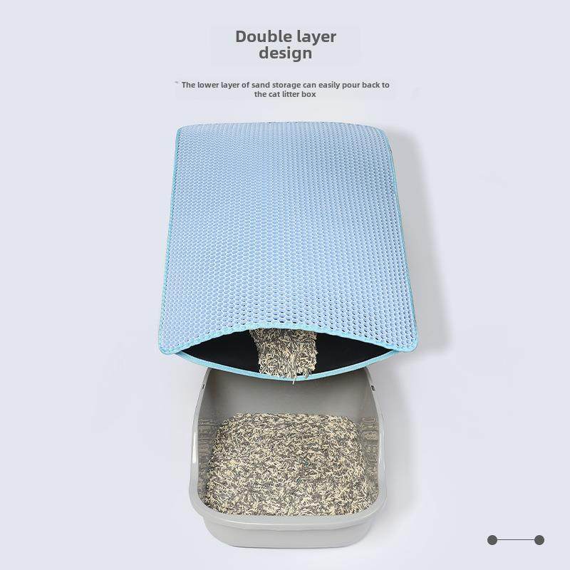 【品牌正品】防溅eva猫砂垫防带出超大双层过滤猫咪蹭脚垫地垫宠,淘宝优惠券,粉丝福利购,淘宝优惠卷