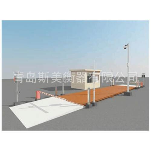 威海无人值守地中衡电子汽车衡*18米120吨地磅秤大型地磅 - 图0