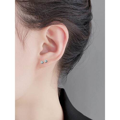 1Pair Magnetic Stud Earring Fake Piercing Nose Stud Crystal - 图2