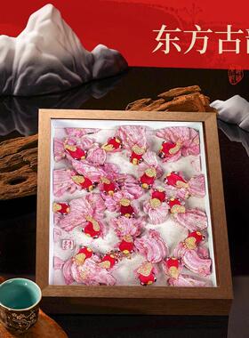 装锦鲤游体财摆件立剪纸成品中式656开业礼物乔迁之房喜间饰画非