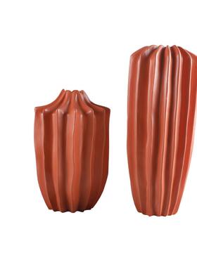 现代简约不规则树脂创意抽象花瓶时尚客厅样板房家居软装工艺品