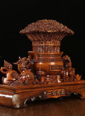 一定发财聚宝盆招财貔貅摆件发财树装饰办公桌收银台店铺开业礼品