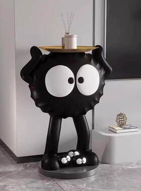 创意煤球落地摆件客厅电视柜旁边沙发边几装饰品乔迁生日礼物摆件