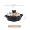 Authentic clay pot rice casserole stew household gas high temperature resistant dry clay pot soup pot dry-cooked non-clay pot clay pot cracked clay pot