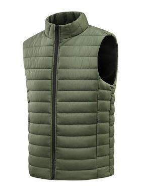 H 23697 Men's outdoor warm quilted vest 士户外保暖绗缝马甲
