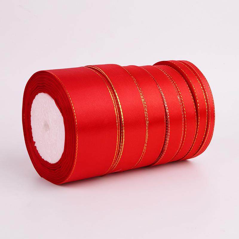 大红丝带高品质金边丝带缎带绸带礼品包装袋蛋糕烘培丝带节日喜庆,淘宝优惠券,粉丝福利购,淘宝优惠卷