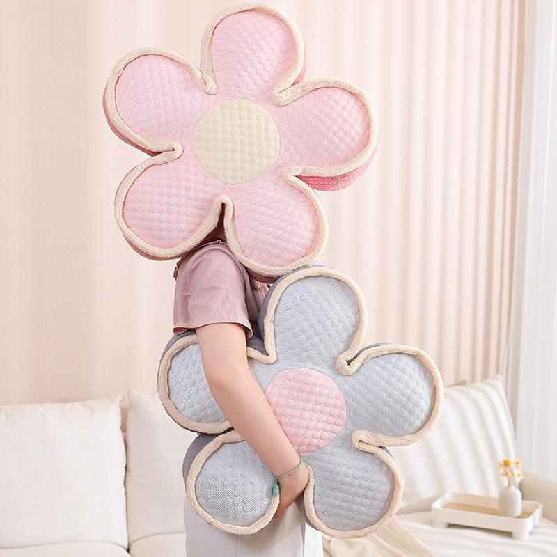 Flower pouf, home floor cushion, lazy bay window cushion, thickened leg cushion, Bingdou living room futon