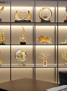 德国轻奢高档客厅电视柜酒柜套装摆件装饰品摆件高端大气上档次礼