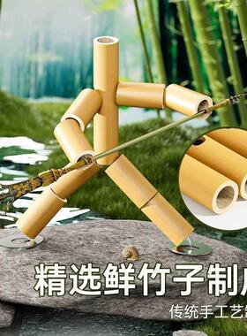 手工制作竹节人六年级上册diy材料包对战桌双人对战玩具提线木偶