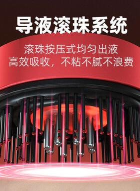 红光导液按摩梳头皮养护按摩活络育发按摩梳子导液生发仪