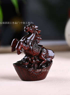 工艺品小叶紫檀葫芦雕刻挂件木雕
