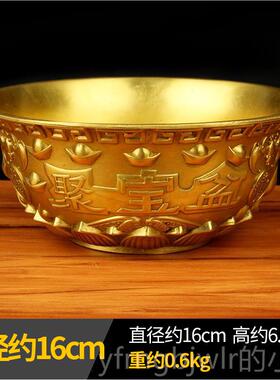 新款泰阁装 聚宝盆摆件家居饰品客厅办公室铜工艺品山开业摆件