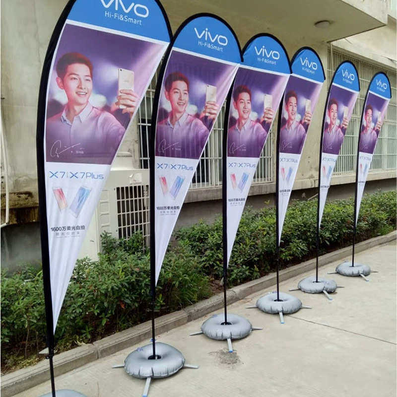 刀旗彩旗沙滩旗户外注水旗杆水滴羽毛道旗双面经编布注水广告旗,淘宝优惠券,粉丝福利购,淘宝优惠卷