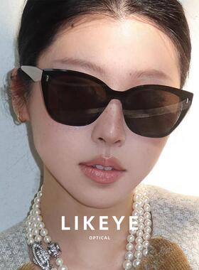 LIKEYE 2025新款太阳眼镜女偏光镜抗UV未来感高级太阳眼镜开 车防