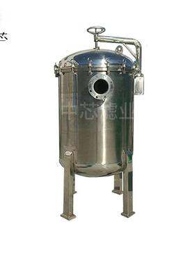 中芯滤业不锈钢大流量工业污水保安折叠滤芯式过滤器
