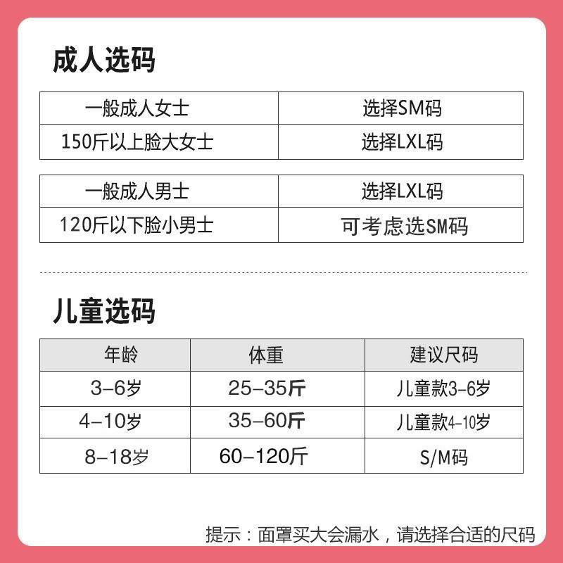 潜水面罩浮潜三宝儿童成人游泳装备全干式呼吸器浮潜面罩防雾面罩 - 图1