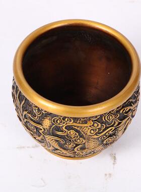 厂家仿古铜缸 龙凤缸 龙缸 凤缸 家居工艺品摆件量大价低