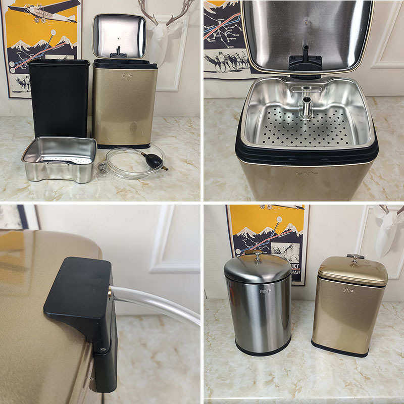 不锈钢茶水桶茶渣桶功夫茶具配件茶台废水垃圾筒茶水分离过滤桶筒,淘宝优惠券,粉丝福利购,淘宝优惠卷