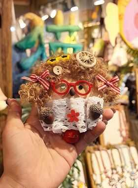 豆荚娃娃包挂件手工diy材料包成品治愈礼物钥匙扣汽车挂件装饰挂