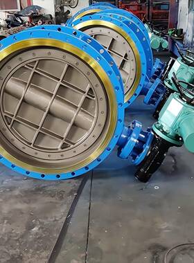 【厂家直销】电动法兰式三偏心硬密封蝶阀D943H-10C DN400 DN500