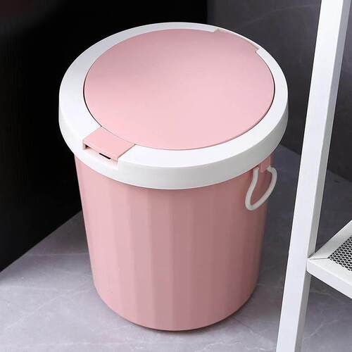 Garbage can toilet trash can kitchen Dustbin with cover bin - 图2