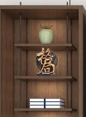 高端大气档装饰品子茶柜装YY758323饰摆件焕琦新中上式格局办次公