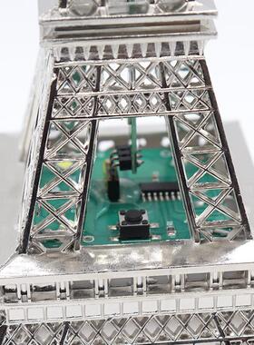 巴黎埃菲D尔铁塔LEBFX艺发光摆创意家居金属模型工礼品地件摊合金