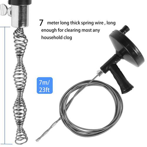Sink Pipe Drain Cleaner Unblocker Auger Unblock Plunger with - 图3