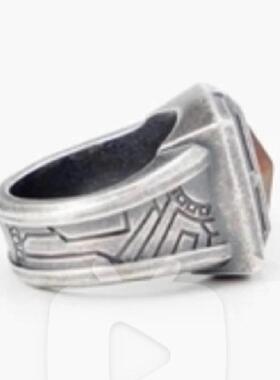 超古代指环特利迦奥特曼同款戒指中性风男女极简主义百搭饰品礼物